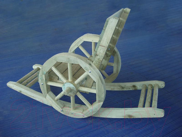 Изображение товара Кресло-качалка Массив-Древ Колесо 1600x850x1050