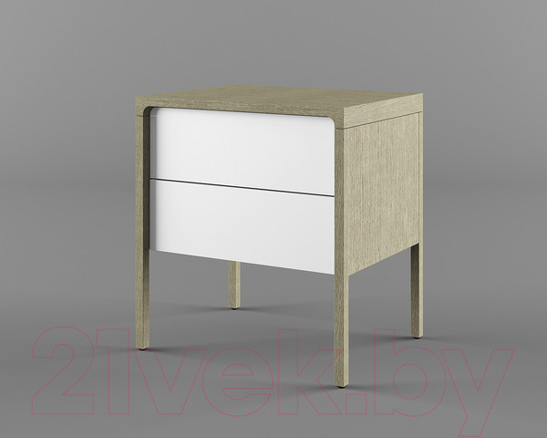 Изображение товара Прикроватная тумба Молодечномебель Хитроу / ВМФ-1662 (серый агат/БА)