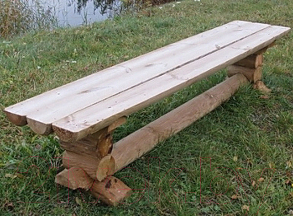 Изображение товара Скамья садовая Массив-Древ 2000x420xH440