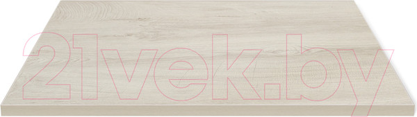 Изображение товара Обеденный стол Sheffilton SHT-TU14/80/80 ЛДСП (белый муар/дуб выбеленный)