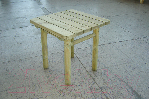 Изображение товара Стол садовый Массив-Древ 745x745x750