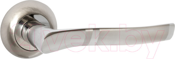 Изображение товара Ручка дверная Vettore R07.051 SN/CP (сатин/хром)
