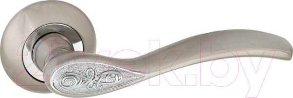 Изображение товара Ручка дверная Vettore R07.1313 SN/CP (сатин/хром)