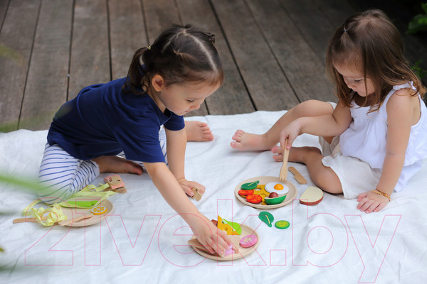 Изображение товара Набор игрушечных продуктов Plan Toys Завтрак / 3611