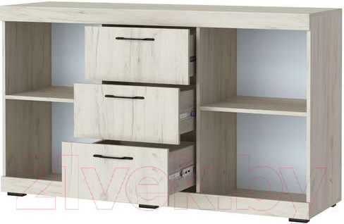 Изображение товара Тумба Памир Соната КС-1500 (крафт белый/антрацит)