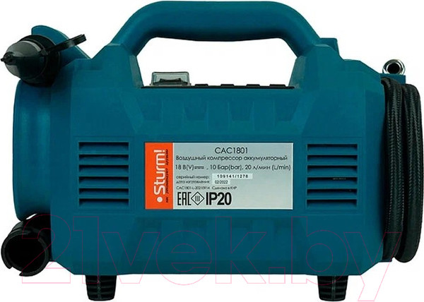 Изображение товара Автомобильный компрессор Sturm! CAC1801