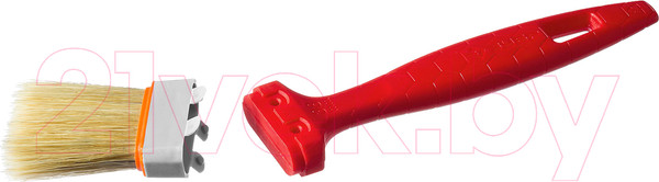 Изображение товара Кисть малярная Зубр Стандарт Универсал 01015-038 плоская (38мм, светлая натуральная щетина)