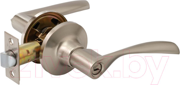 Изображение товара Ручка дверная Vettore A8023 BK SN (сатин)