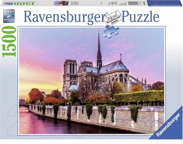 Изображение товара Пазл Ravensburger Нотр Дам / 16345 (1500эл)