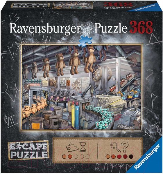 Изображение товара Пазл Ravensburger Пазл-квест Фабрика игрушек / 16531 (368эл)
