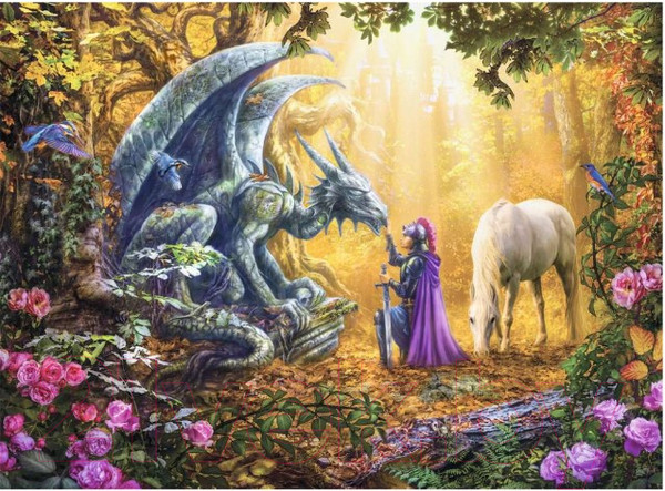 Изображение товара Пазл Ravensburger Дракон. Фантазия / 16580 (500эл)