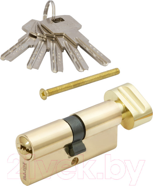 Изображение товара Цилиндровый механизм замка Vettore ZN M60 ZC GP 30Tx30 5кл. (золото)