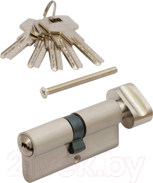Изображение товара Цилиндровый механизм замка Vettore ZN M60 ZC NI 30Tx30 5кл. (никель)