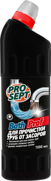 Изображение товара Средство для устранения засоров Prosept Bath Prof (1л)
