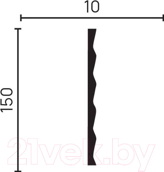 Изображение товара Панель дюрополимерная Decor-Dizayn DD903 (150x10x3000)