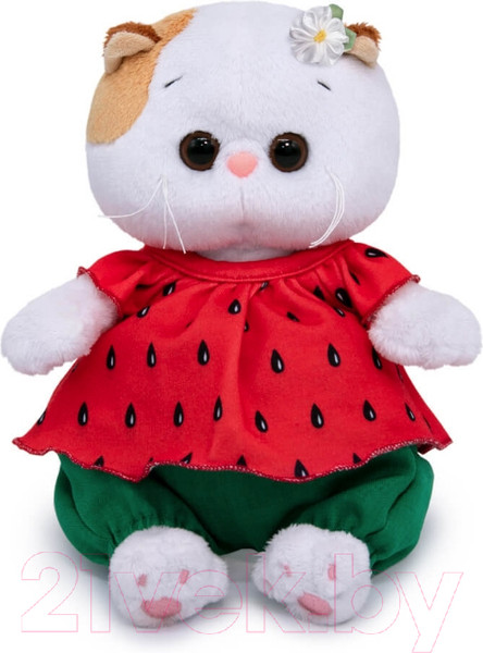 Изображение товара Мягкая игрушка Budi Basa Ли-Ли Baby в костюмчике Клубничка / LB-096