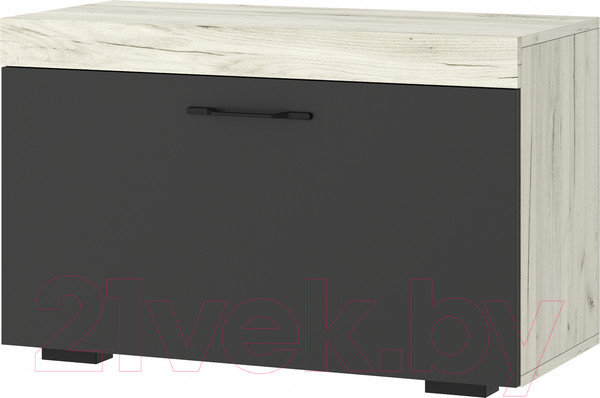 Изображение товара Тумба в прихожую Памир Соната ОС-800 (крафт белый/антрацит)