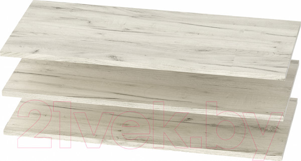 Изображение товара Комплект полок для корпусной мебели Памир Соната ШСЗ-800 (крафт белый)