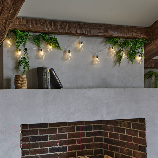 Изображение товара Светодиодная гирлянда Uniel UL-00008426 / ULD-S1800-050/STB/3AA