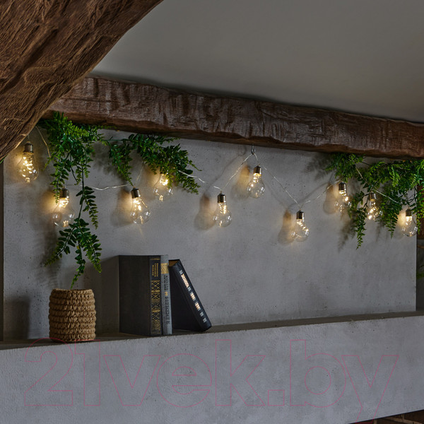 Изображение товара Светодиодная гирлянда Uniel UL-00008426 / ULD-S1800-050/STB/3AA