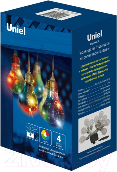 Изображение товара Светодиодная гирлянда Uniel USL-S-126/PT4000 / UL-00003332