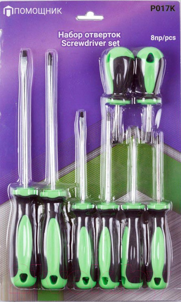 Изображение товара Набор отверток Помощник P017K(49995)