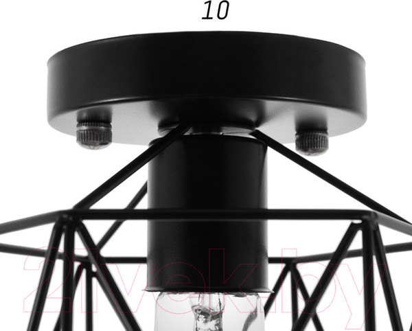 Изображение товара Потолочный светильник BayerLux Прямоугольник 4388293 (черный)