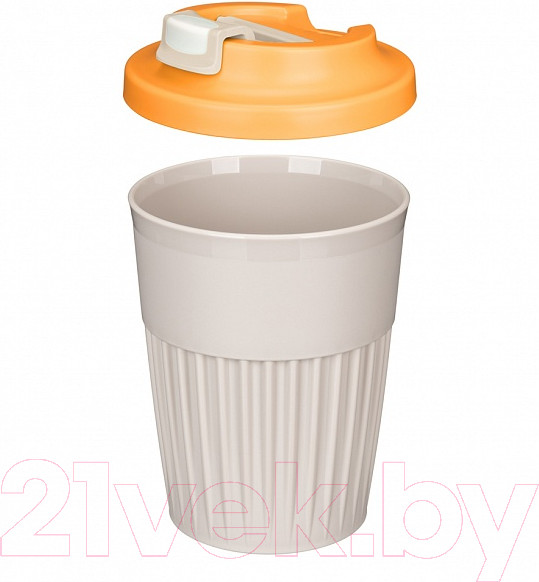 Изображение товара Многоразовый стакан Phibo 434219634 (светло-бежевый)