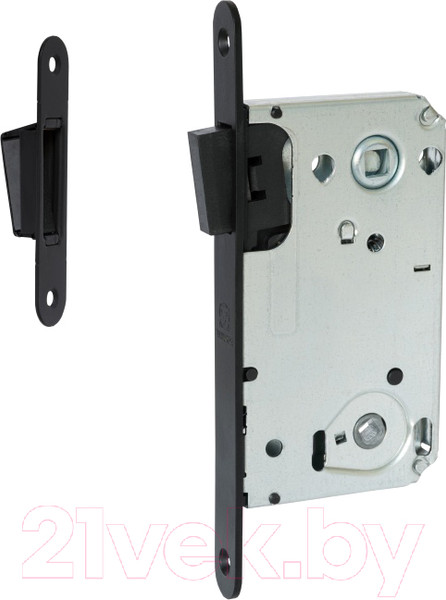 Изображение товара Защелка врезная с фиксацией Vettore 530 B-S Magnet MBP (черный матовый)