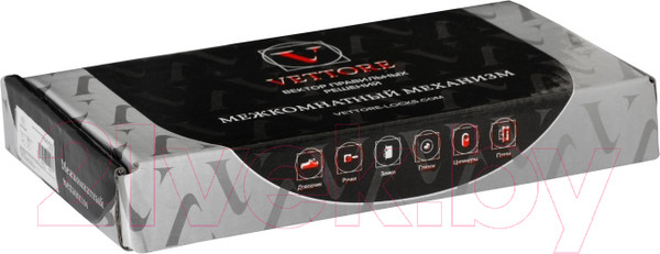 Изображение товара Защелка врезная с фиксацией Vettore 530 B-S Magnet AB (бронза)