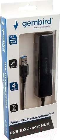 Изображение товара USB-хаб Gembird UHB-C354 (4 порта)