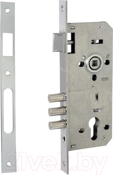 Изображение товара Замок врезной Vettore 2001 CP (хром, в пакете)