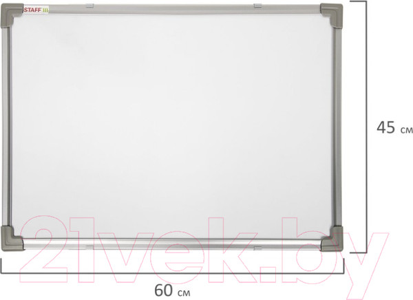 Изображение товара Магнитно-маркерная доска Staff 238136 (45x60см)