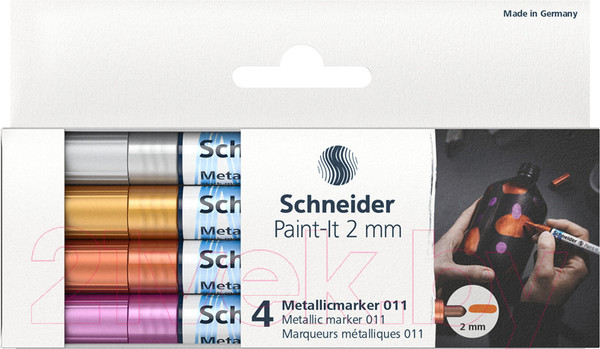 Изображение товара Набор маркеров Schneider Paint-It 011 / ML01111501 (4цв)