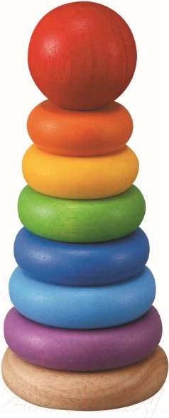 Изображение товара Развивающая игрушка Plan Toys Пирамидка / 5124