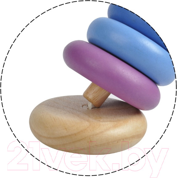 Изображение товара Развивающая игрушка Plan Toys Пирамидка / 5124