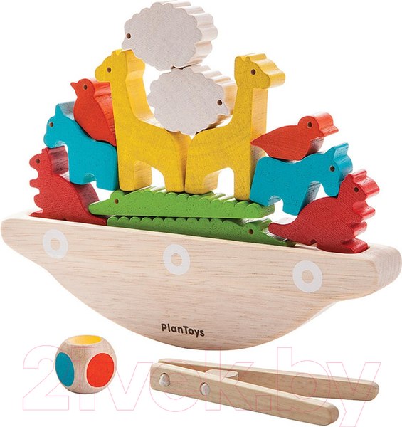 Изображение товара Развивающая игра Plan Toys Балансирующая лодка / 5136