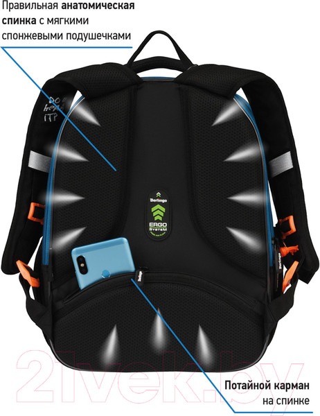 Изображение товара Школьный рюкзак Berlingo Expert Mini Beat / RU07138