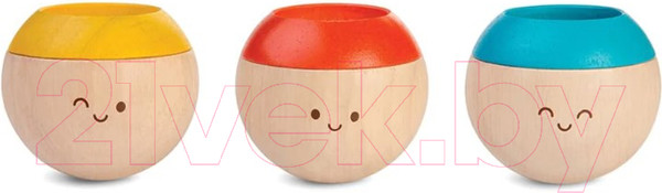 Изображение товара Набор погремушек Plan Toys Сенсорные неваляшки / 5242