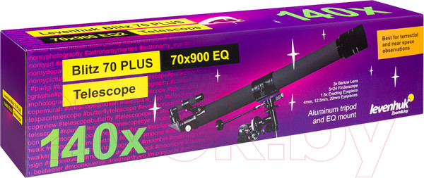Изображение товара Телескоп Levenhuk Blitz 70 Plus / LH77108