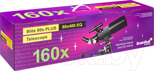 Изображение товара Телескоп Levenhuk Blitz 80s Plus / LH77109
