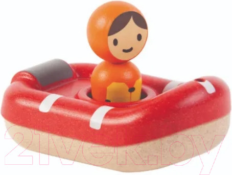 Изображение товара Набор игрушек для ванной Plan Toys Катер береговой охраны / 5668