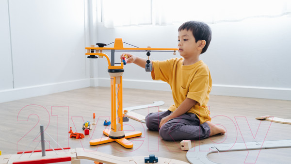 Изображение товара Кран игрушечный Plan Toys Подъемный / 6086