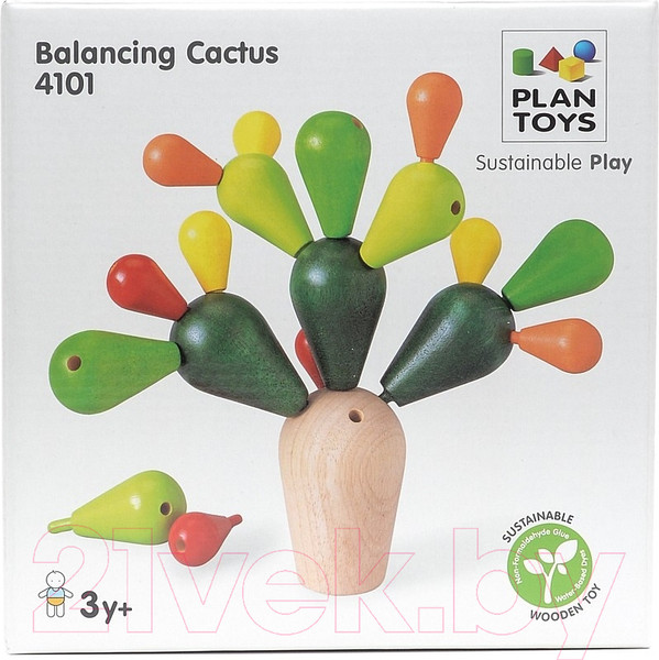 Изображение товара Развивающая игрушка Plan Toys Кактус / 4101