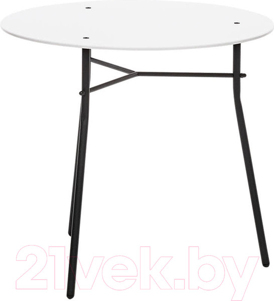 Изображение товара Журнальный столик Калифорния мебель Калифорния Ники (белый/черный)