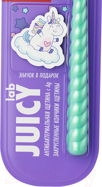 Изображение товара Зубная щетка Splat Juicy LAB Магия единорога для детей (жемчужный)