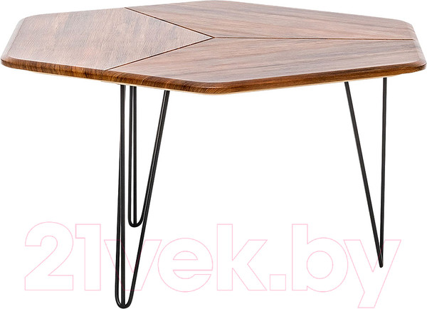 Изображение товара Журнальный столик Калифорния мебель Калифорния Олдем (дуб американский/черный)