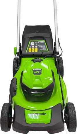 Изображение товара Газонокосилка аккумуляторная Greenworks GD40LM48SP самоходная, бесщеточная 40V 48см / 2517407UB (c АКБ 4Ач и ЗУ)