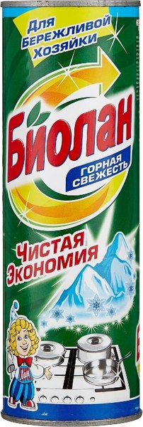 Изображение товара Универсальное чистящее средство Биолан Горная свежесть (400г)