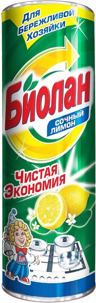 Изображение товара Универсальное чистящее средство Биолан Сочный лимон (400г)